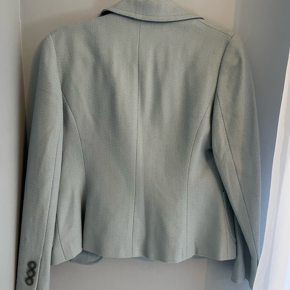 Ann Taylor double breasted blazer #anntaylor #workjacket #blazer #blue